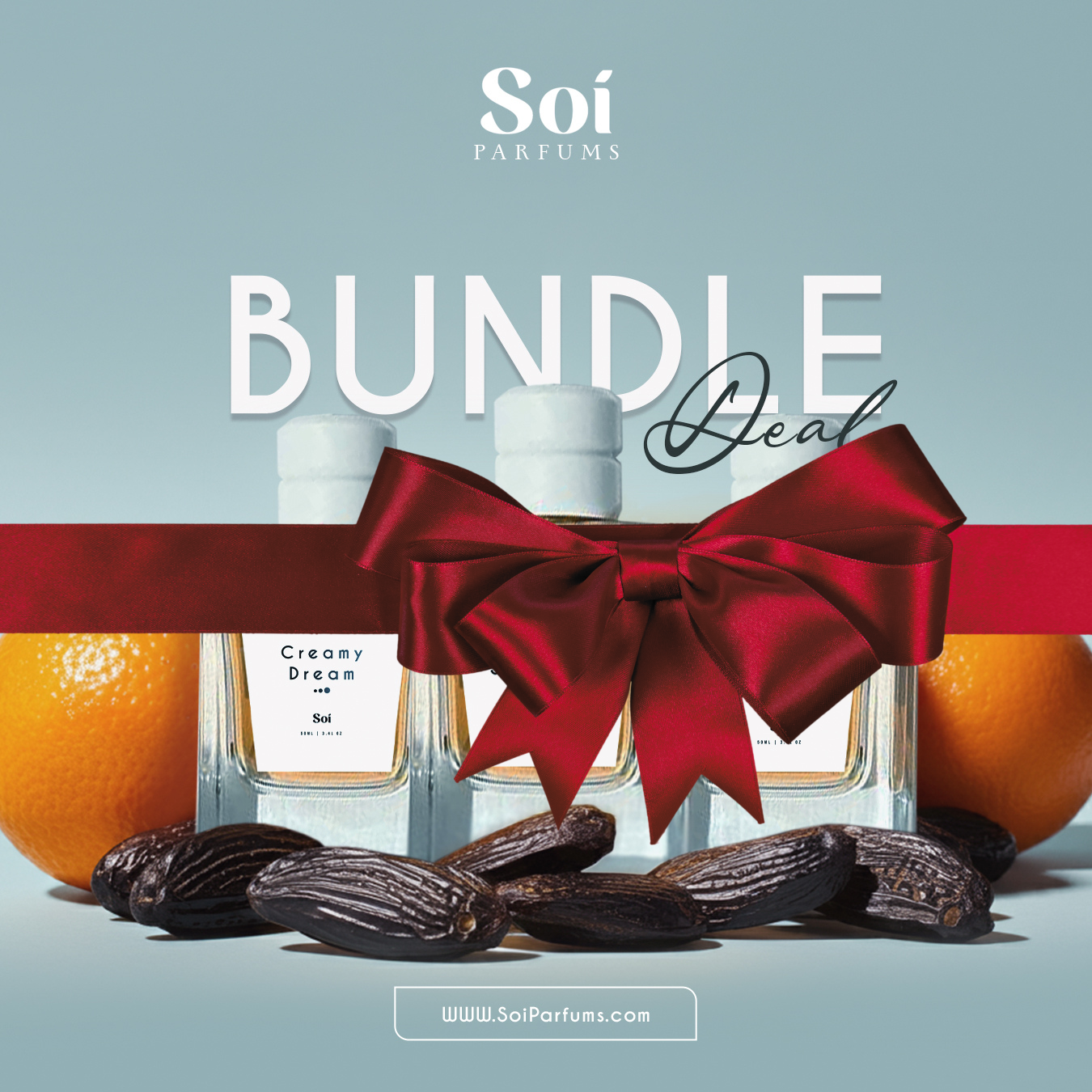 GIFT SET-THREE 50ML PERFUMES