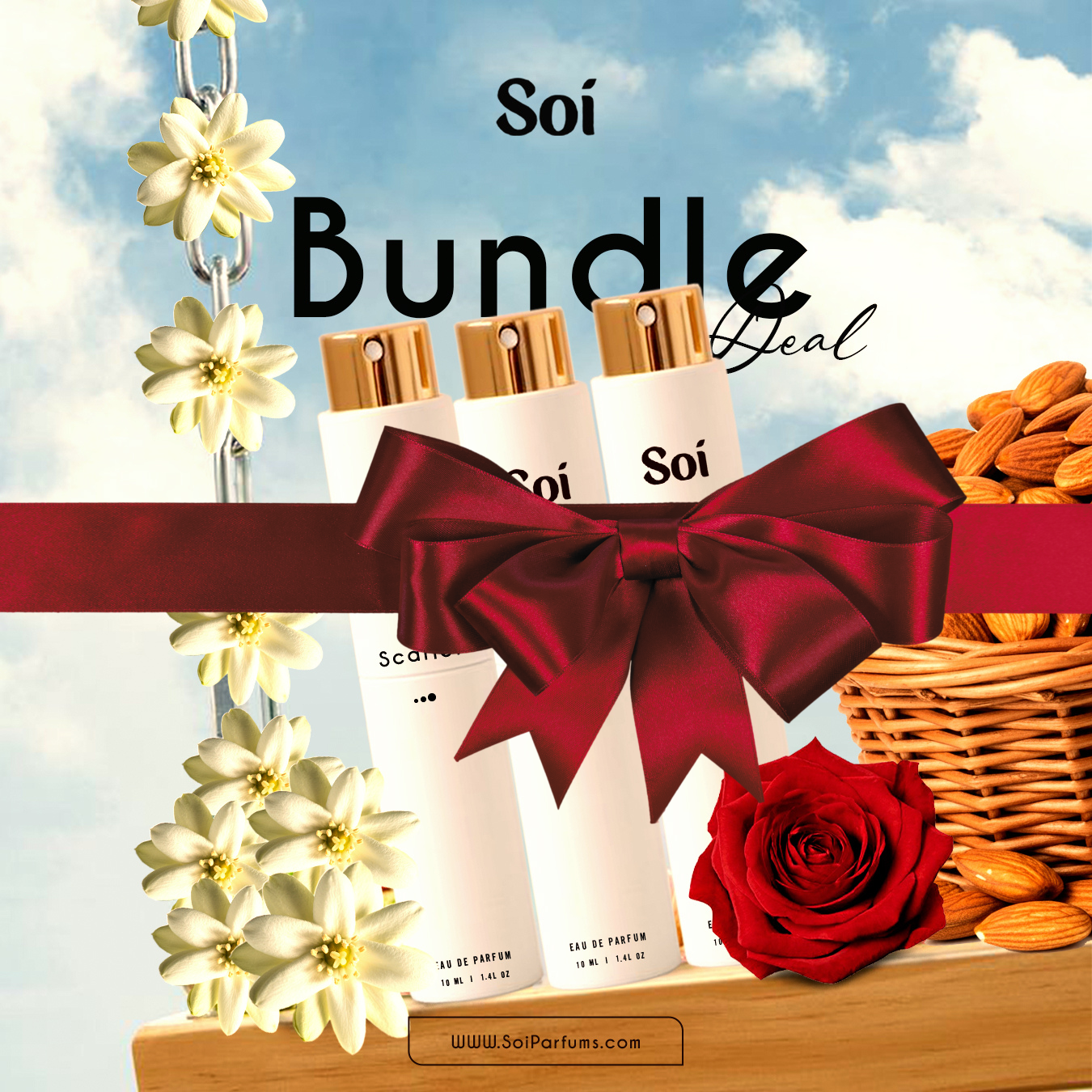 GIFT SET-THREE 10ML PERFUMES