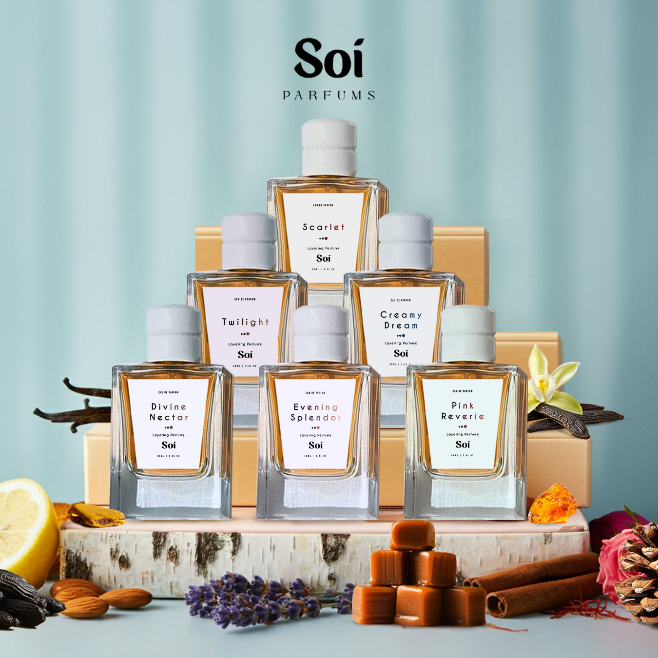 SIX 50ML LAYERING PERFUMES