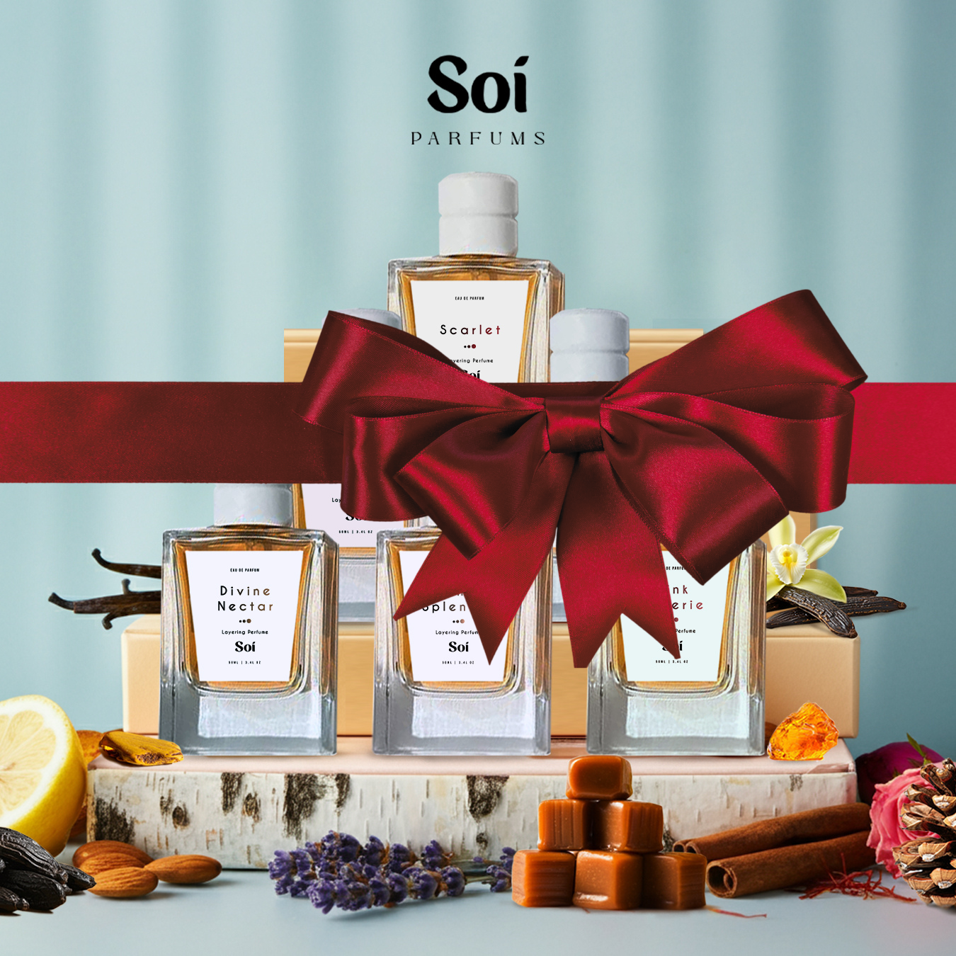 GIFT SET-SIX 50ML LAYERING PERFUMES