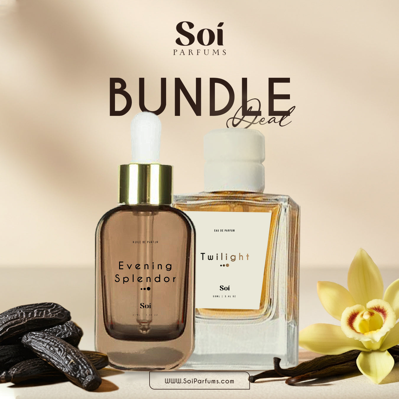 ONE PERFUME OIL + ONE 50ML PERFUME